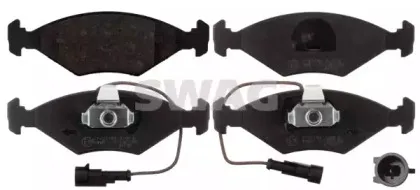 Комплект тормозных колодок, дисковый тормоз SWAG купить